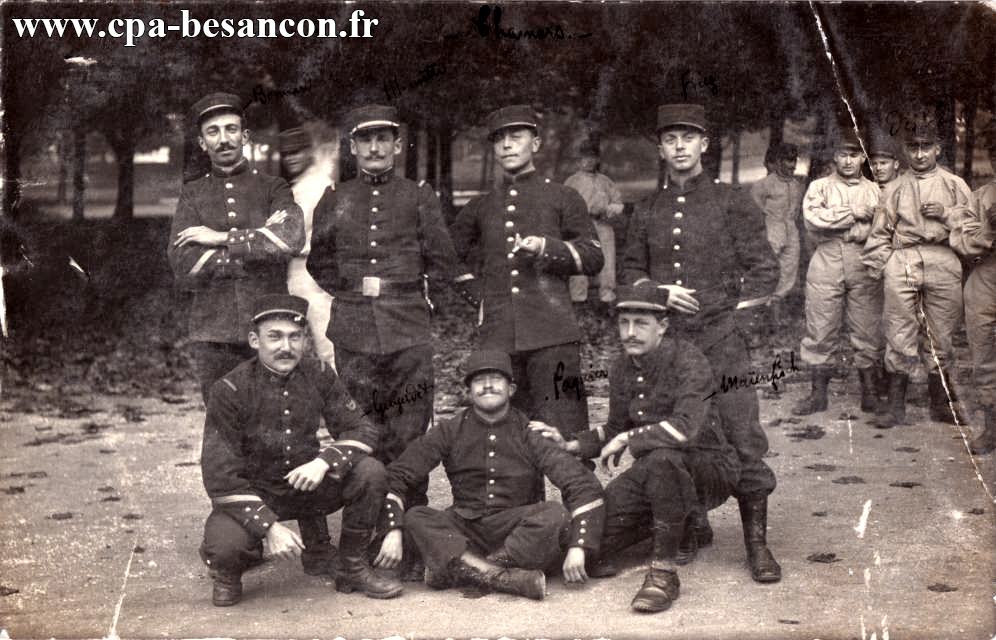 BESANÇON - Chamars - Officiers du 60e Régiment d'Infanterie